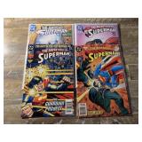 4 DC COMICS THE ADVENTURES OF SUPERMAN SEE DESC.