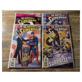 4 DC COMICS THE ADVENTURES OF SUPERMAN SEE DESC.