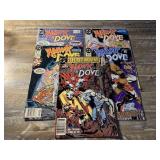 5 DC COMICS HAWK & DOVE # 4, 5, 8, 9, 43