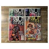 4 DC COMICS THE OUTSIDERS # 18, 22, 24, 25