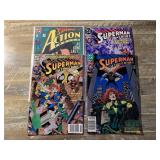4 DC COMICS SUPERMAN IN ACTION COMICS SEE DESC.