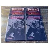 4 DC COMICS HAWK WORLD 2/BOOK ONE & 2/BOOK TWO
