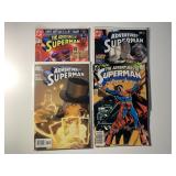 4 DC COMICS THE ADVENTURES OF SUPERMAN SEE DESC.