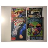 4 DC COMICS THE ADVENTURES OF SUPERMAN SEE DESC.