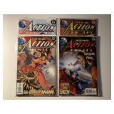 4 DC COMICS ACTION COMICS # 823-825