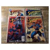 4 DC COMICS SUPERMAN # 205-208