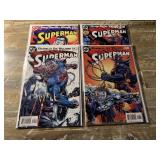 4 DC COMICS SUPERMAN # 213-216