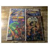 4 DC COMICS JLA VS. THE TITANS # 1-3 SEE DESC.