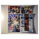 4 DC COMICS JUSTICE SOCIETY AMERICA #57, 66-68