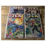4 DC COMICS JLA # 33, 38, 43, 44
