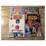 4 DC COMICS JUSTICE LEAGUE AMERICA # 57-59, 61