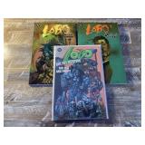 3 DC COMICS GRAPHIC NOVELS LOBO SEE PHOTOS