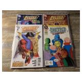 4 DC COMICS JUSTICE LEAGUE #5-7 & #4 SEE DESC.