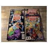 4 DC COMICS JUSTICE LEAGUE EUROPE # 1, 5, 6, 7