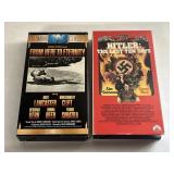2 VHS  HITLER: THE LAST TEN DAYS/FROM HERE TO ETER