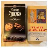 3 VHS Dr Zhivago, Play it Again Sam