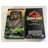2 SCI FI, VHS JURASSIC PARK/SOMETHING HAS SURVIVED