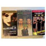 2 VHS Mulholland Dr, Wild Things, The Grifters