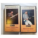 2 VHS Adrian Belew Jaco Pastourius