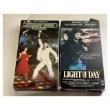 2 VHS LIGHT OF DAY AND SATURDAY NIGHT FEVER