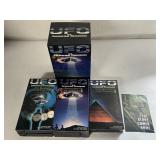 BOXED SET 5 VHS UFO AND PARANORMAL PHENOMENA