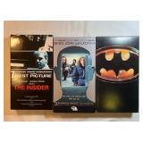 3 VHS The Insider, Being John Malkovich,Batman