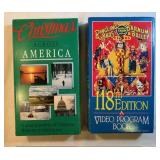 2 VHS Ringling Bros, Christmas America