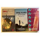 3 VHS Pink Floyd Live Concerts