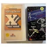 2 VHS Rolling Stone XX  Grateful Dead New Year