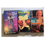 3 VHS Guitar Instruction Bass and LesPaul