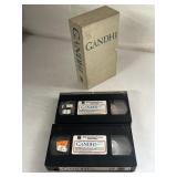 BOXED SET 2 VHS GANDH