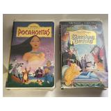 2 WALTE DISNEY VHS POCAHOTAS AND SLEEPING BEAUTY