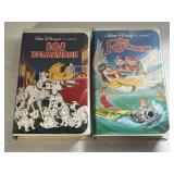 2 WALT DISNEY CLASSICS VHS  CINDERELLA AND ALADDIN
