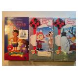 3 VHS Holiday Classic Cartoon Rudolf, Frosty
