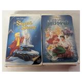 2 WALT DISNEY VHS  LITTLE MERMAID & SWORD IN STONE