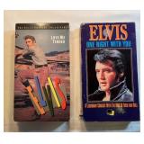 2 VHS Elvis Love Me Tender One Night with You