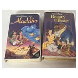 TWO (2), WALT DISNEY CLASSIC, VHS BLACK DIAMOND