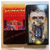VHS Santana Sacred Fire Michael Jackson Dangerous