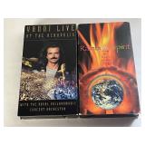 2 MUSIC VIDEOS, VHS YANNI LIVE, RAINBOW SPIRIT
