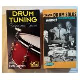 2 VHS Drum Tuning, Classic Drum Solos