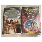 2 WALT DISNEY, VHS UNGLE BOOK, THE RETURN OF JAFAR