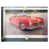 Harold James Cleworth Litho Mercedes