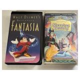 2 WALT DISNEY VHS SLEEPING BEAUTY AND FANTASIA