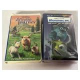 2 WALT DISNEY, VHS MONSTERS INC INCREDIBLE JOURNEY