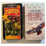 2 VHS Lynyrd Skynrd Free Bird, Tribute Tour