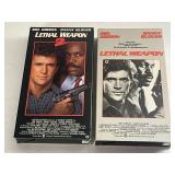 2 VHS LETHAL WEAPON AND LETHAL WEAPON 2