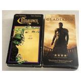 2 VHS CHINATOWN AND GLADIATOR