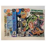6 DC COMICS W/75 CENT COVERS SEE DESC.