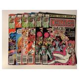 6 MARVEL COMICS W/50 CENT COVERS SEE DESC.