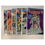 6 DC COMICS W/75 CENT COVERS SEE DESC.